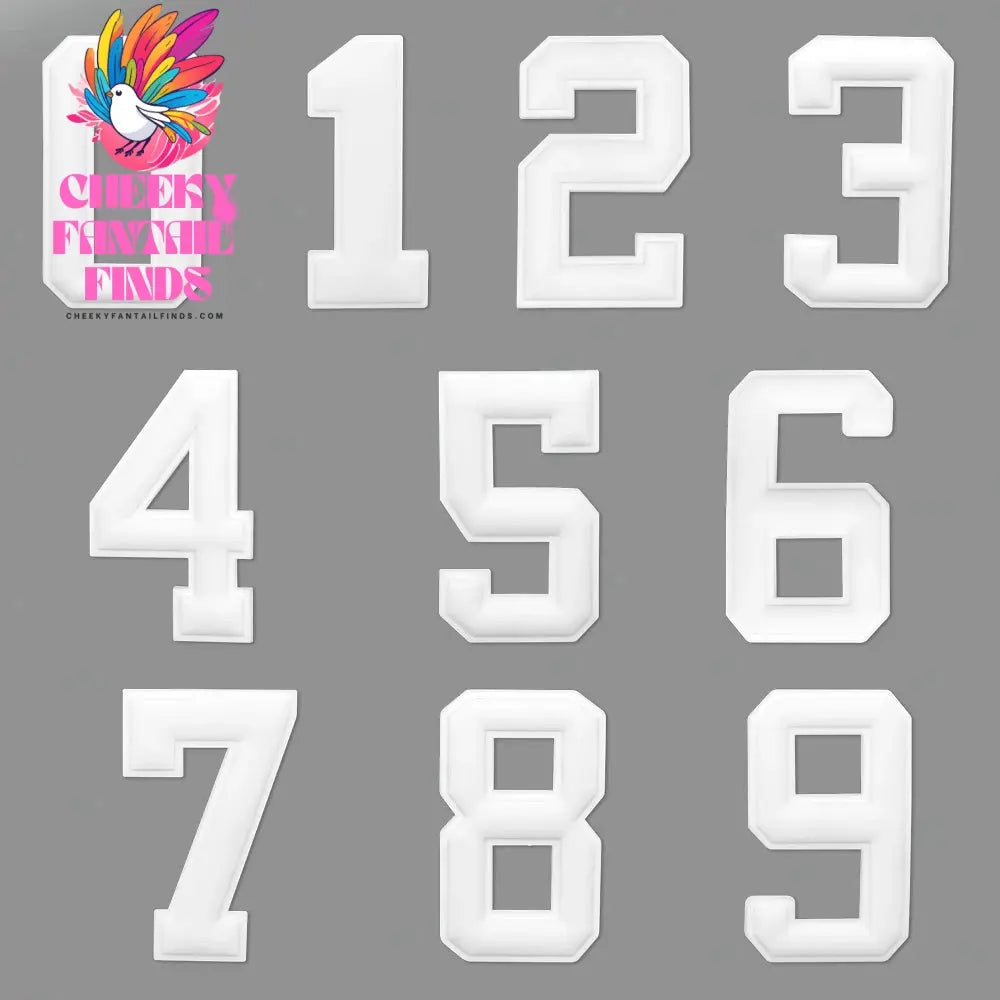 1-10pcs PVC Number DIY Bag Charms Decorative for with Hole Tote Bag Accessories Decorations Pins Buckles for Girl Women Hand Bag - Cheeky Fantail Finds