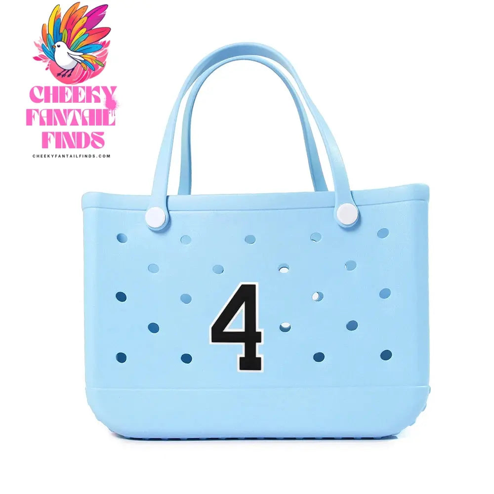1-10pcs PVC Number DIY Bag Charms Decorative for with Hole Tote Bag Accessories Decorations Pins Buckles for Girl Women Hand Bag - Cheeky Fantail Finds