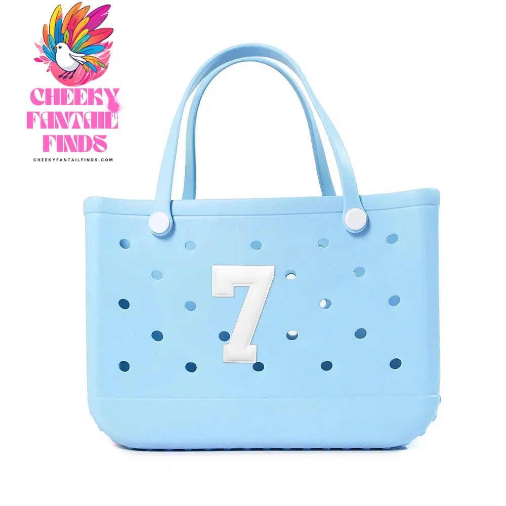 1-10pcs PVC Number DIY Bag Charms Decorative for with Hole Tote Bag Accessories Decorations Pins Buckles for Girl Women Hand Bag - Cheeky Fantail Finds