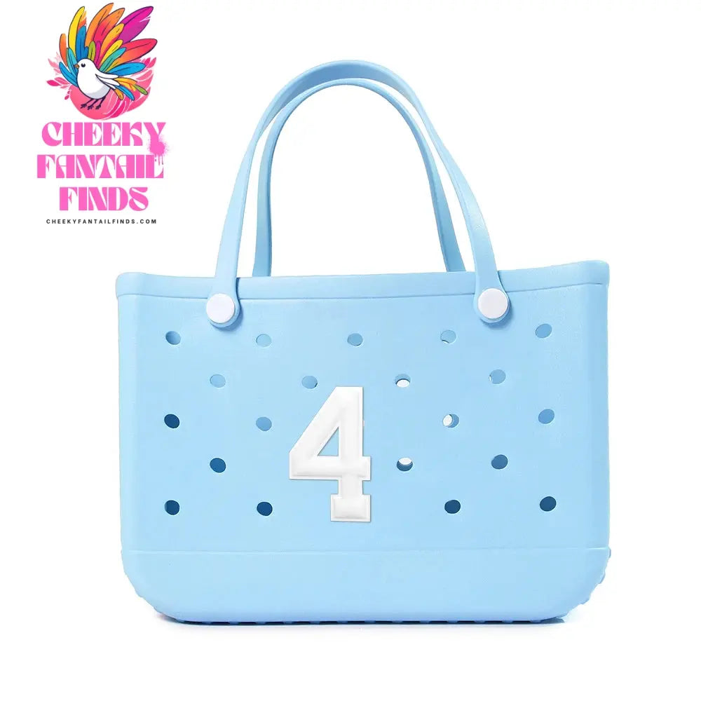 1-10pcs PVC Number DIY Bag Charms Decorative for with Hole Tote Bag Accessories Decorations Pins Buckles for Girl Women Hand Bag - Cheeky Fantail Finds