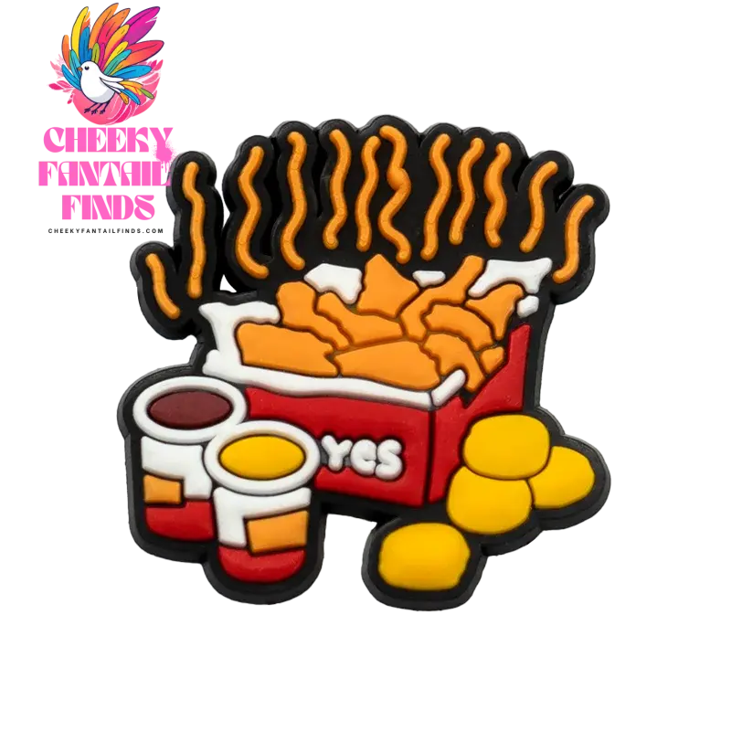 1/16PCS Shoe Charms Cute Delicious Food Fried Chicken Sushi Desserts Shoe Buckle Pins for Clogs Sandals Women Men Shoe Decor Cheeky Fantail Finds