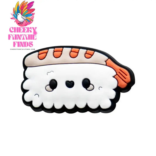 1/16pcs Food Shoe Charms Sushi Rice Ball Squid Coffee Shoe Clips Accessories Decorations Pins Clog Jeans for Kids Women Gift Cheeky Fantail Finds