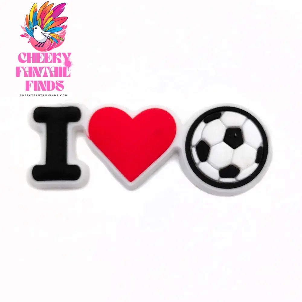 1-18pc Cartoon Football Shoe Charms Design Shoe Decoration Fits For PVC Shoe Accessories Kids Boys Party Gifts - Cheeky Fantail Finds