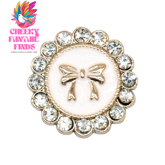 1/20PCS Golden Metal Shoe Charms Bling Metal Pin Wing Luxury Style Jewelry Shoe Accessories Fashion Women Men Shoe Buckle Decor - Cheeky Fantail Finds