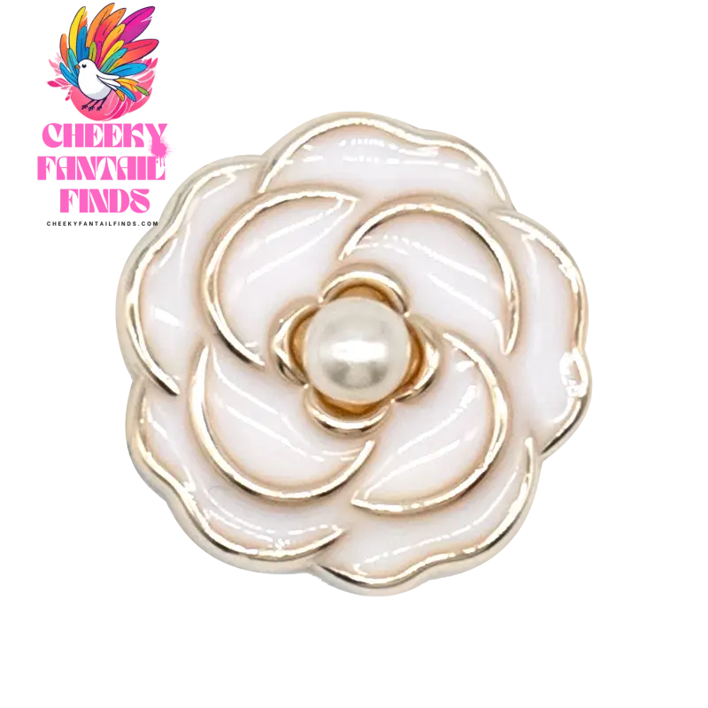 1/20PCS Golden Metal Shoe Charms Bling Metal Pin Wing Luxury Style Jewelry Shoe Accessories Fashion Women Men Shoe Buckle Decor - Cheeky Fantail Finds
