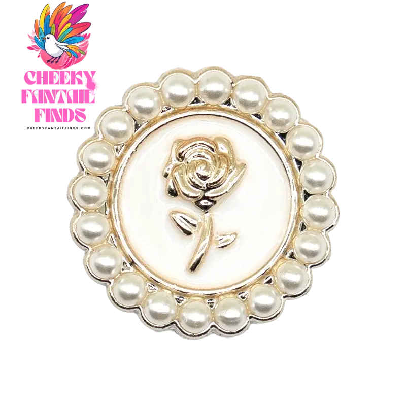1/20PCS Golden Metal Shoe Charms Bling Metal Pin Wing Luxury Style Jewelry Shoe Accessories Fashion Women Men Shoe Buckle Decor - Cheeky Fantail Finds