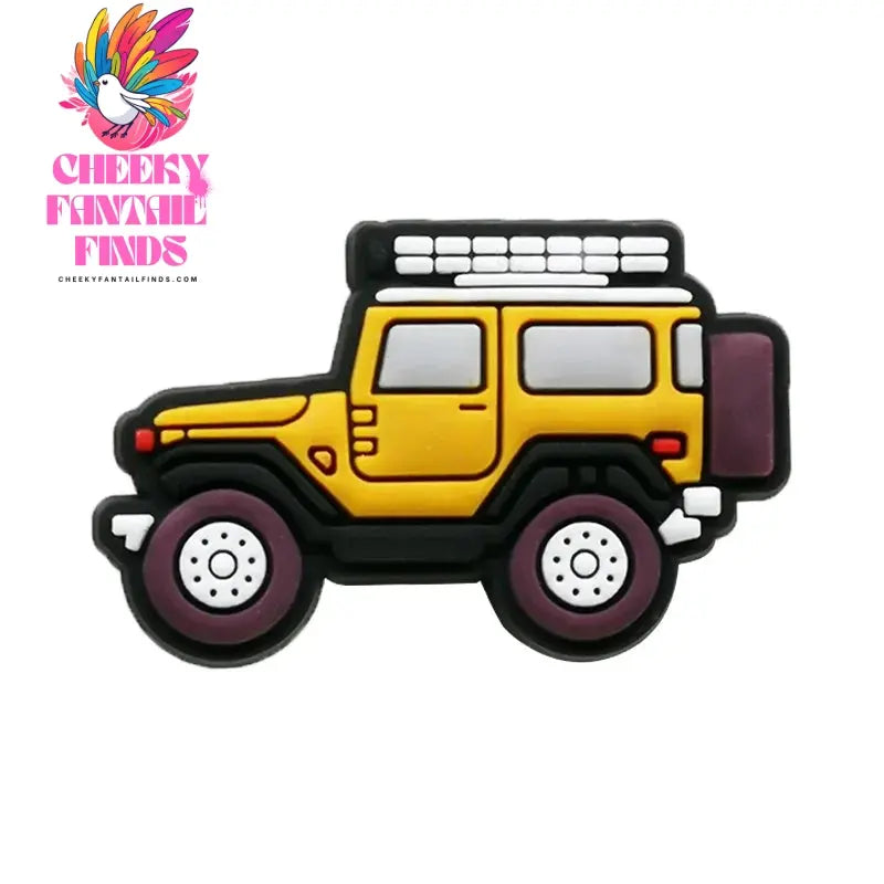 1-20pcs Car Shoe Charms Cool Vehicle Shoe Accessories Cartoon Decorations Pins for Men Boys Kids DIY Clog Buckle Garden Sandal Cheeky Fantail Finds
