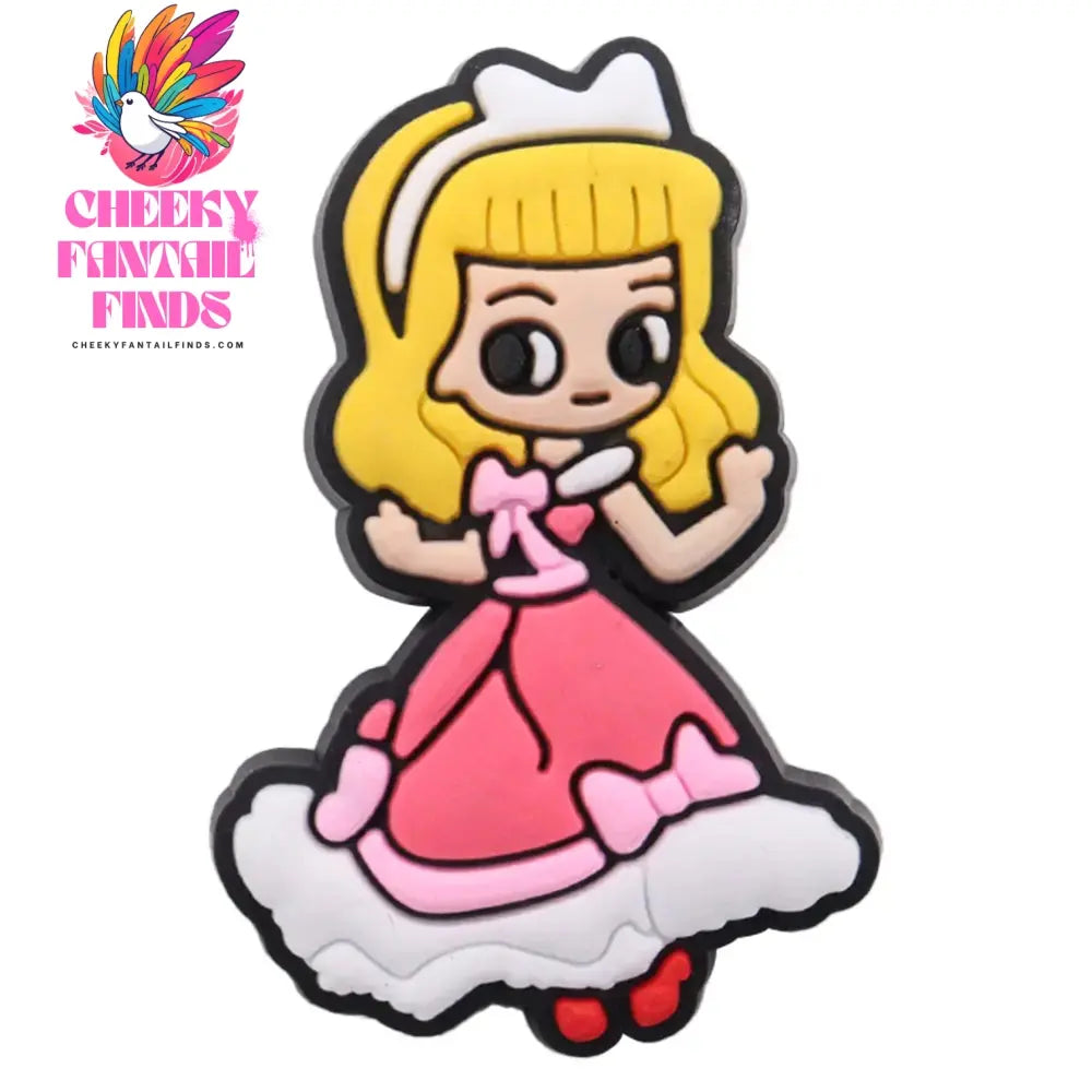 1-22Pcs Snow White Tinker Bell Shoe Charms Princess Button Decorations DIY Girls Favorite Birthday Gifts Cheeky Fantail Finds