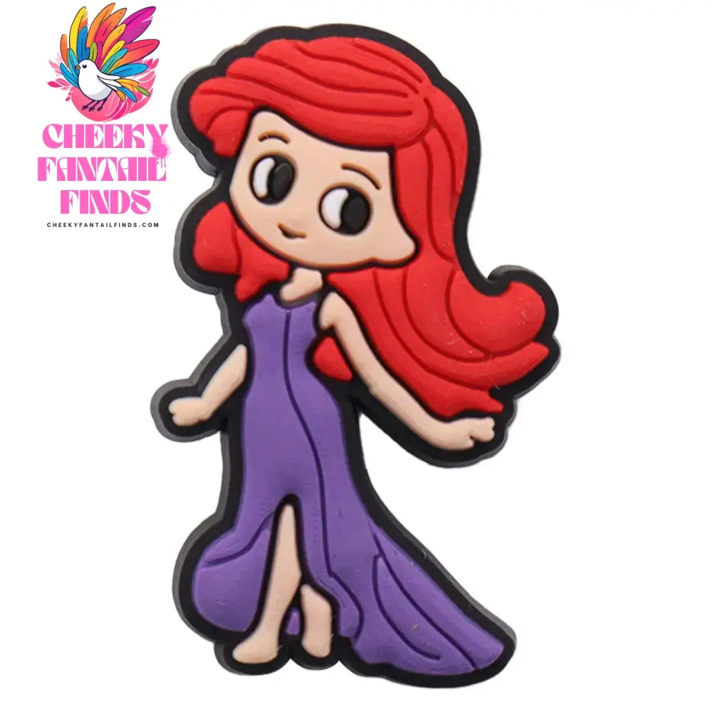 1-22Pcs Snow White Tinker Bell Shoe Charms Princess Button Decorations DIY Girls Favorite Birthday Gifts Cheeky Fantail Finds