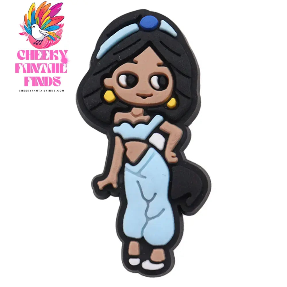 1-22Pcs Snow White Tinker Bell Shoe Charms Princess Button Decorations DIY Girls Favorite Birthday Gifts Cheeky Fantail Finds