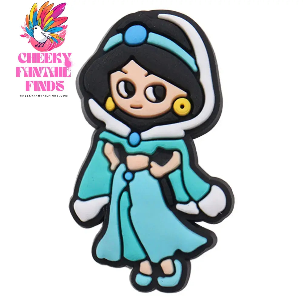 1-22Pcs Snow White Tinker Bell Shoe Charms Princess Button Decorations DIY Girls Favorite Birthday Gifts Cheeky Fantail Finds