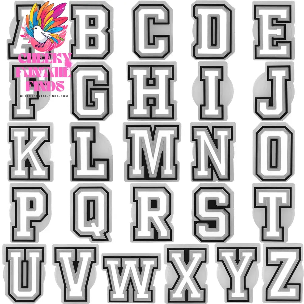 1/26pcs Letter LED Pins for Kids Lighted Shoe Charms Glowing Accessories Shoe Decorations Gifts Sandals Clog Buckles Ornament Cheeky Fantail Finds