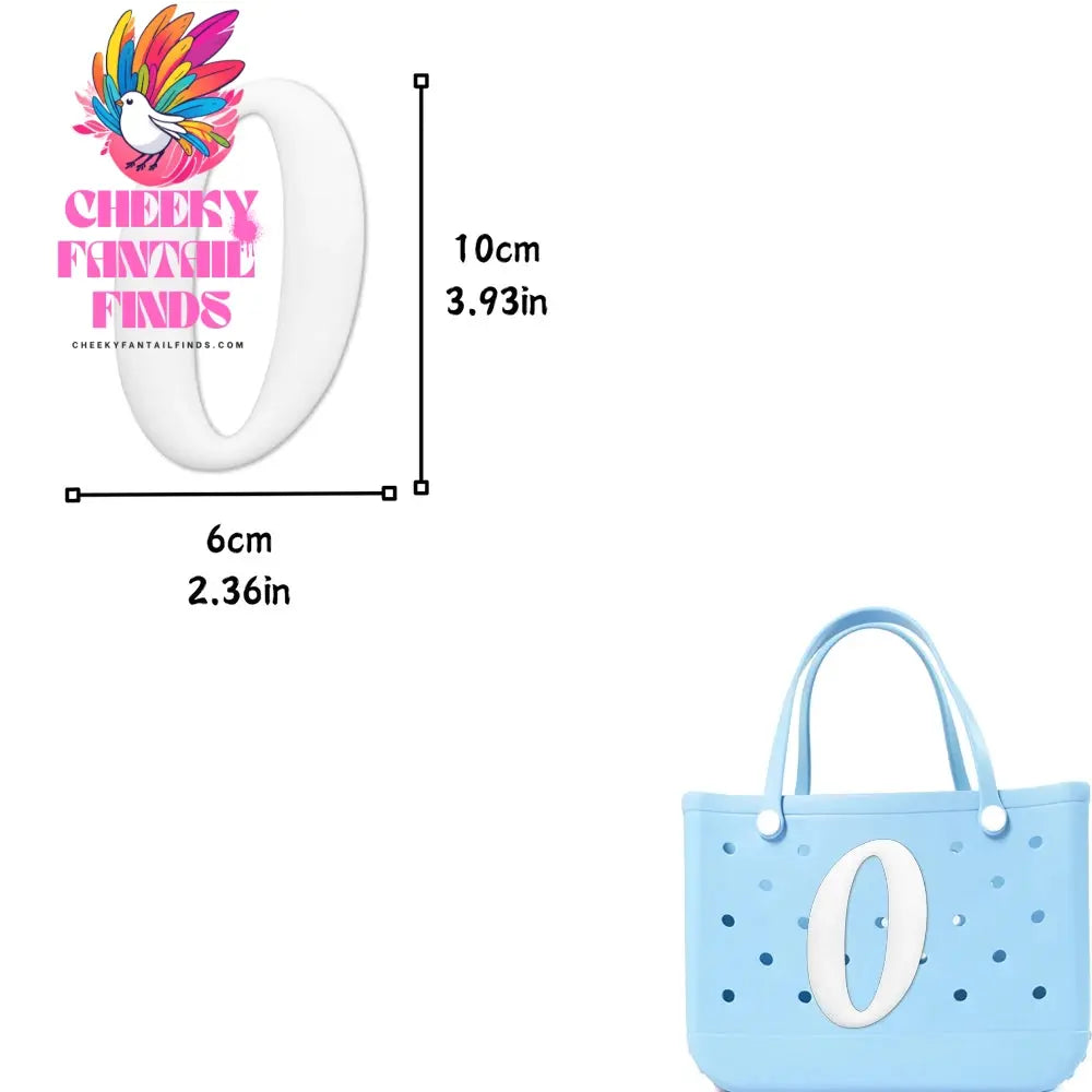 1/26pcs PVC Latin Letter Decorative for Rubber Tote Bag Accessories for Girl Women Beach Hand Bag DIY Charms Decorations Buckles - Cheeky Fantail Finds