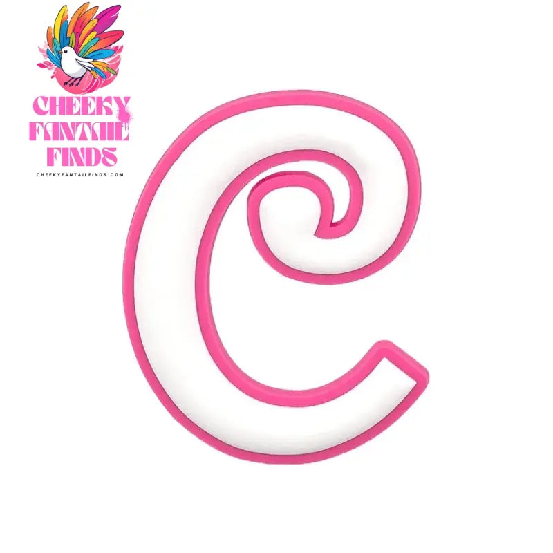 1/26pcs PVC Pink Letter Bag Charms Decorative for DIY Bag Accessories Decorations Buckles for Girl Women Beach Hand Bag Charms - Cheeky Fantail Finds