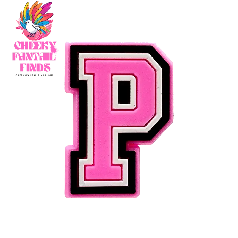 1/26pcs PVC Pink Letters Shoe Charms Alphabet for DIY Shoe Decorations Pins for Women Girl Sandal Accessories Ornaments Buckles - Cheeky Fantail Finds