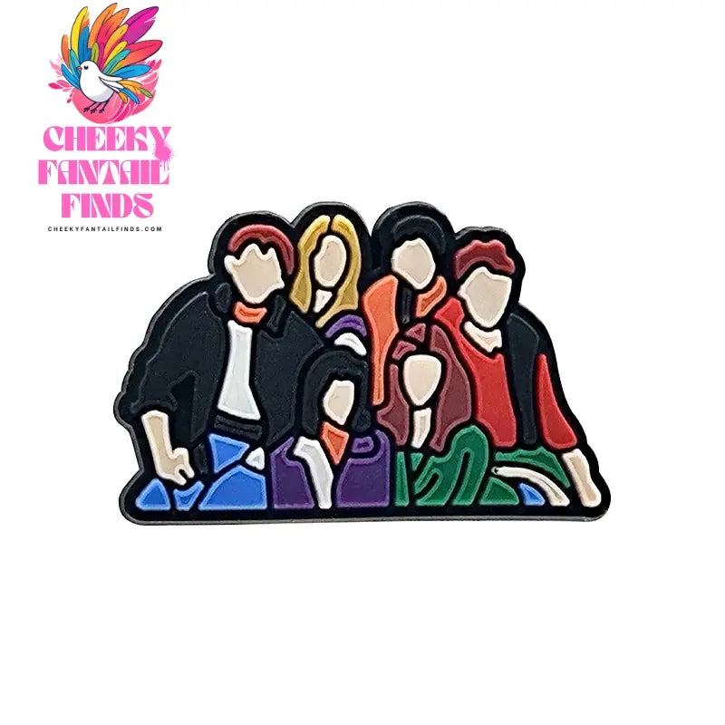 1/28 pcs Old Friends PVC Shoe Charms Goose Turkey Lobster Shoe Clips Decorations Door Sofa Mirror Pins Clog Jeans Pins for Kids Cheeky Fantail Finds