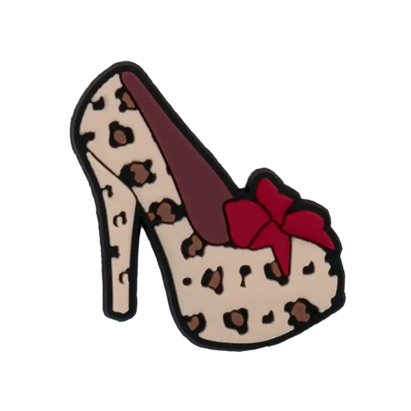 1/30pcs Beauty Care Shoe Charms Lipstick Leopard Print Girlboss Queen Shoe Decorations Pins for Women Girl Pink Pins Accessories - Cheeky Fantail Finds