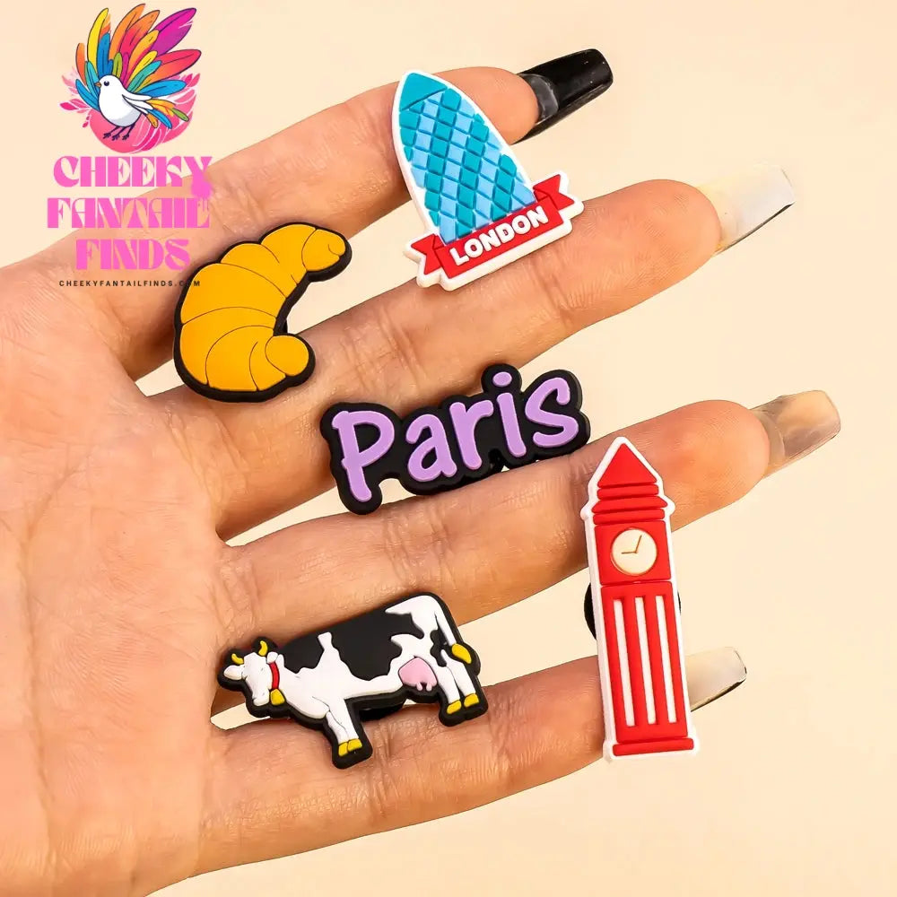 1-30pcs Cartoon European style Shoe Charms Prom Dress Crown Sandals Accessories Shoe Decorations Pins for Kid Men Women Ornament - Cheeky Fantail Finds