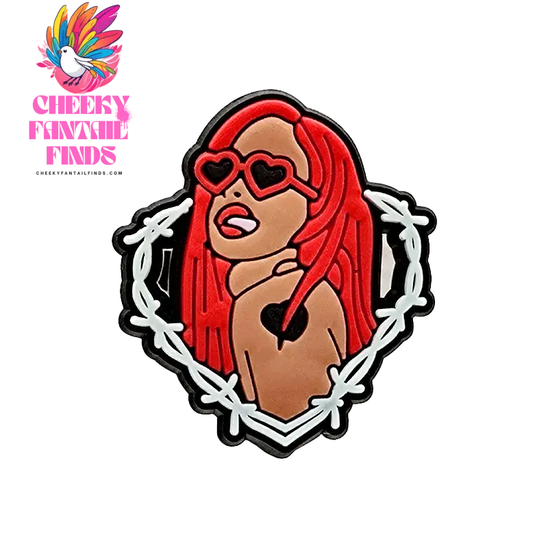 1/30pcs Mean Girls Shoe Charms for Women Bad Girl Pins Butterfly Snake Heart Shoe Accessories Decorations Sandal Buckle Ornament - Cheeky Fantail Finds