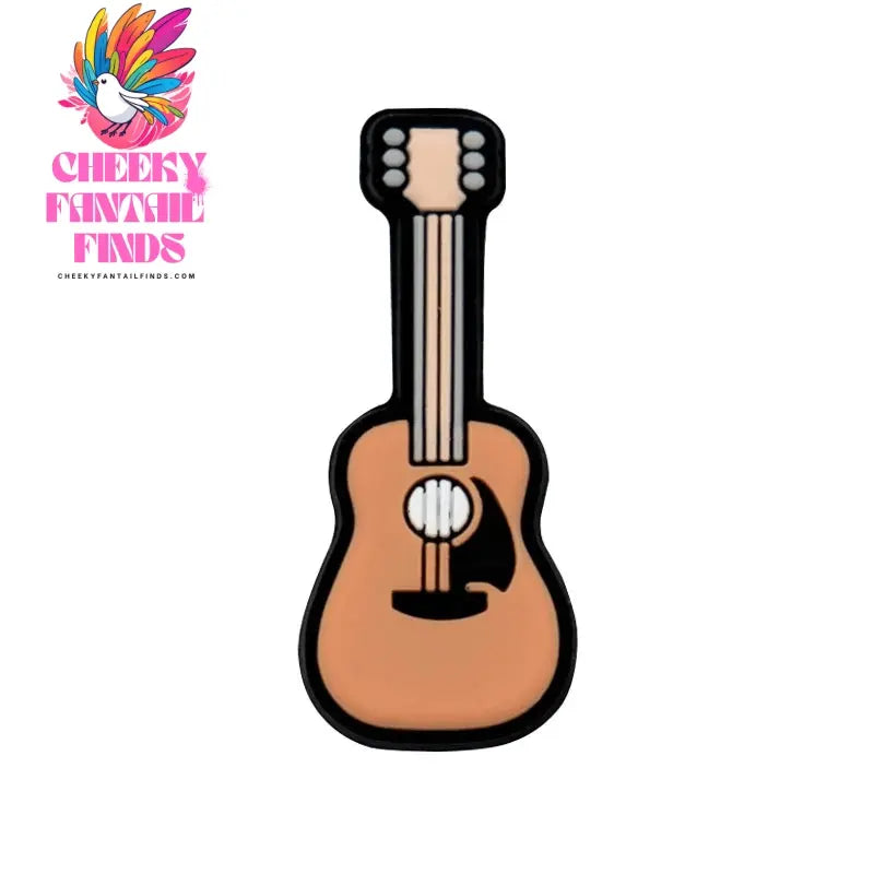 1/30pcs Mexican Musical Instruments PVC Shoe Charms Singer star Shoe Clips Decorations Electric Guitar Pins clog jeans for Kids Cheeky Fantail Finds