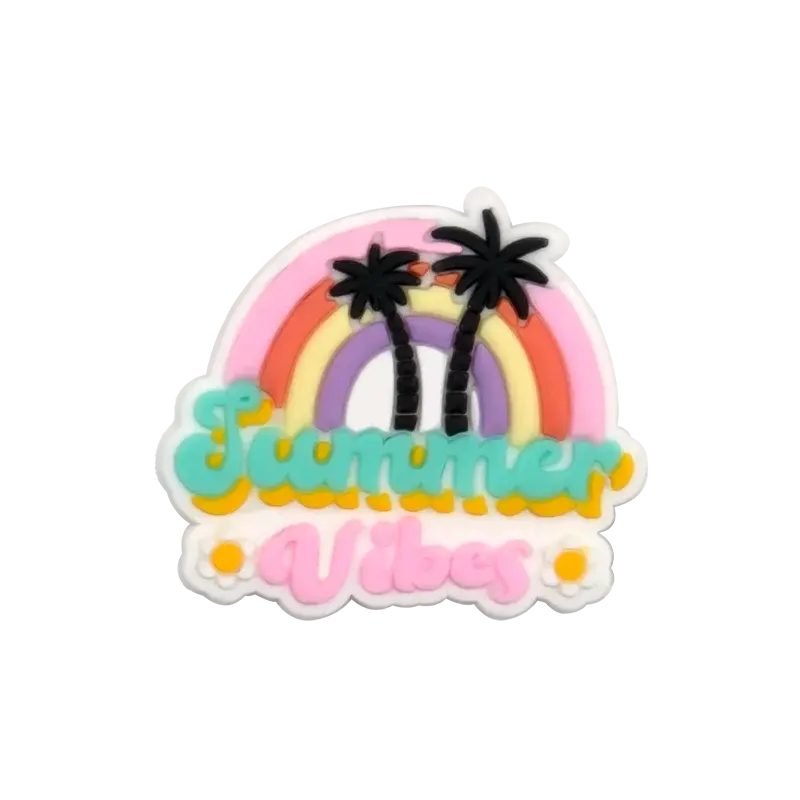 1/30pcs PVC Hawaii Summer Vacation Shoe Charms Flamingos Flower Shoe Decorations Pins for Women Men Kids Sandal Accessories Gift - Cheeky Fantail Finds