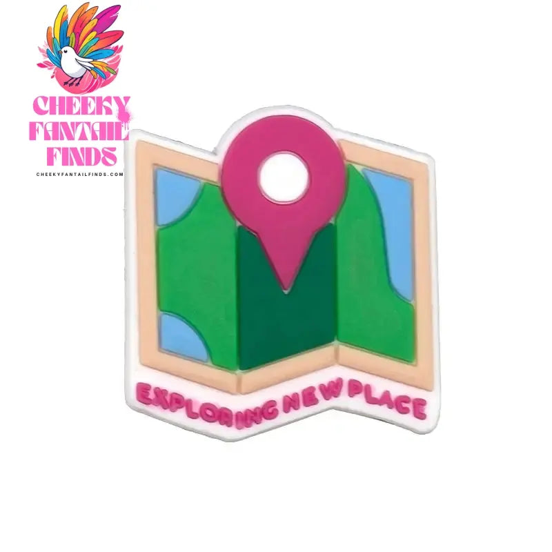 1/30pcs World Travel Shoe Charms for Women Men Kids Spain France USA Casual Vacation Shoe Accessories Decorations Sun Beach Pins - Cheeky Fantail Finds