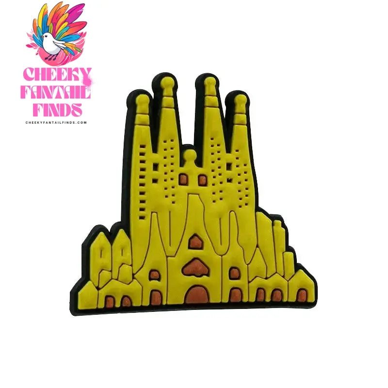 1/30pcs World Travel Shoe Charms for Women Men Kids Spain France USA Casual Vacation Shoe Accessories Decorations Sun Beach Pins - Cheeky Fantail Finds