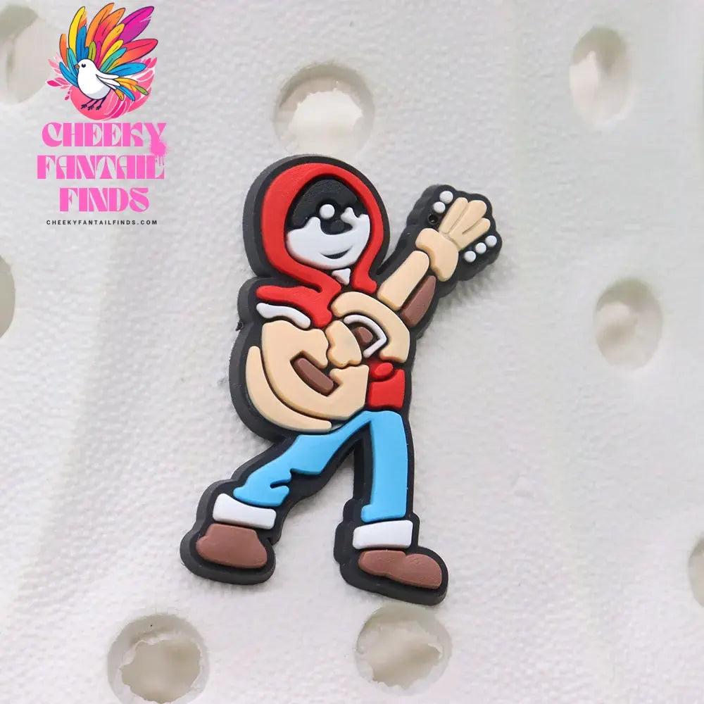 1-8Pcs Coco Mexican Day of the Dead Movie PVC Shoe Charms Adult Sandal Decorations Clog DIY Cartoon Holiday Present Cheeky Fantail Finds