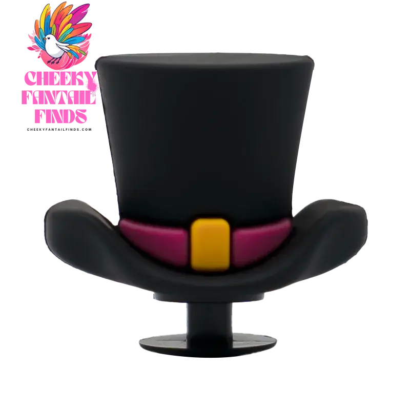 1/9pcs 3D Hat Shoe Charms for Woman Men Kids Christmas Halloween Witch Magic Hat Pink Shoe Accessories Pins Buckle Decorations - Cheeky Fantail Finds