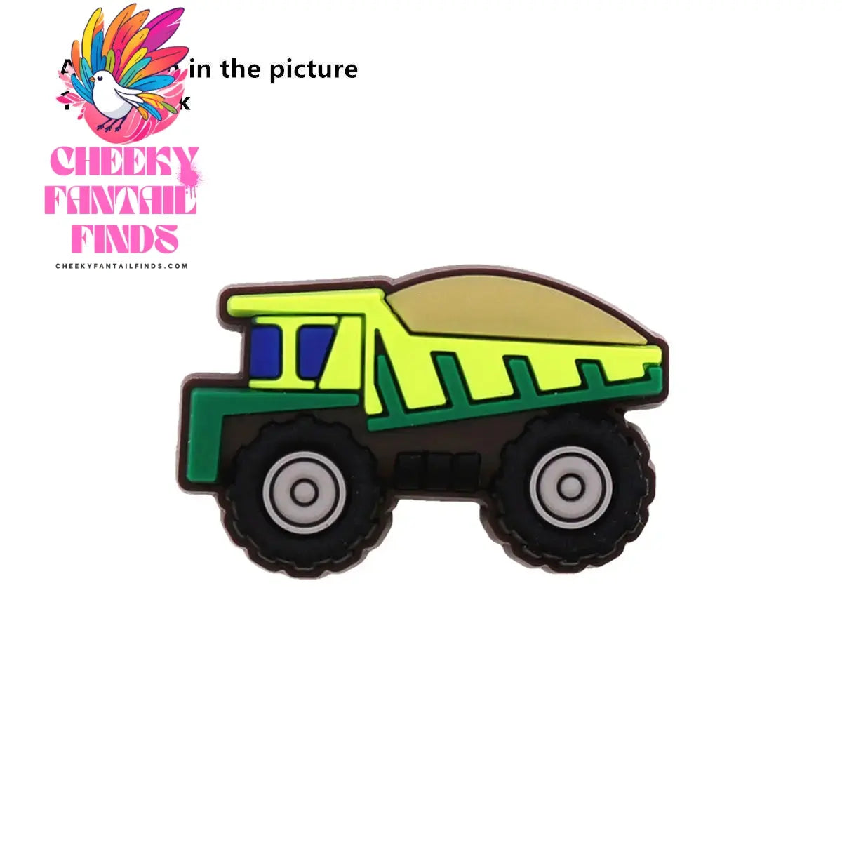 1 Pcs Cartoon Cars PVC Shoe Charms Truck Buses Motorcycle Bike Shapes Shoe Accessories Clog Pin Unisex Shoe Buckle Decorations - Cheeky Fantail Finds