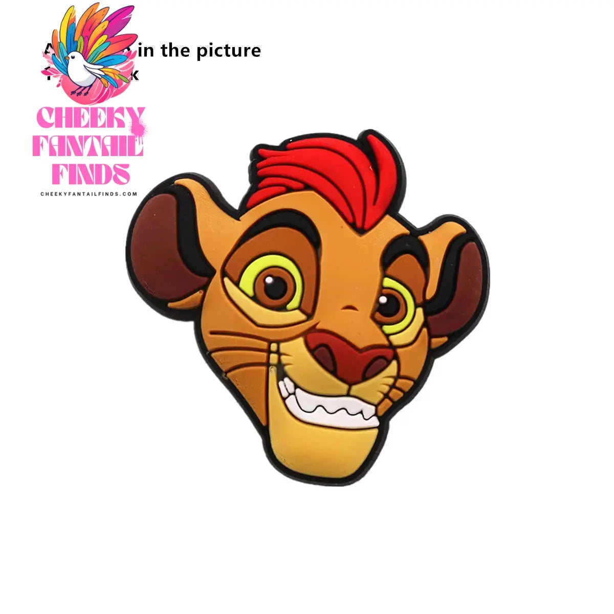 1 Pcs Cartoon Movie Lion King PVC Shoe Charms Simba Nala Pumbaa Timon Cheeky Fantail Finds