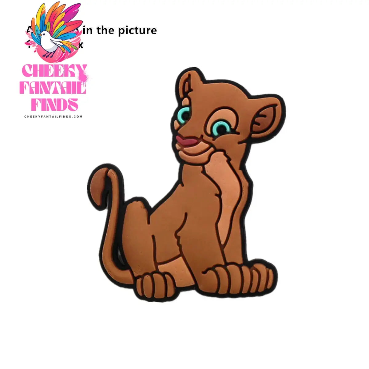 1 Pcs Cartoon Movie Lion King PVC Shoe Charms Simba Nala Pumbaa Timon Cheeky Fantail Finds