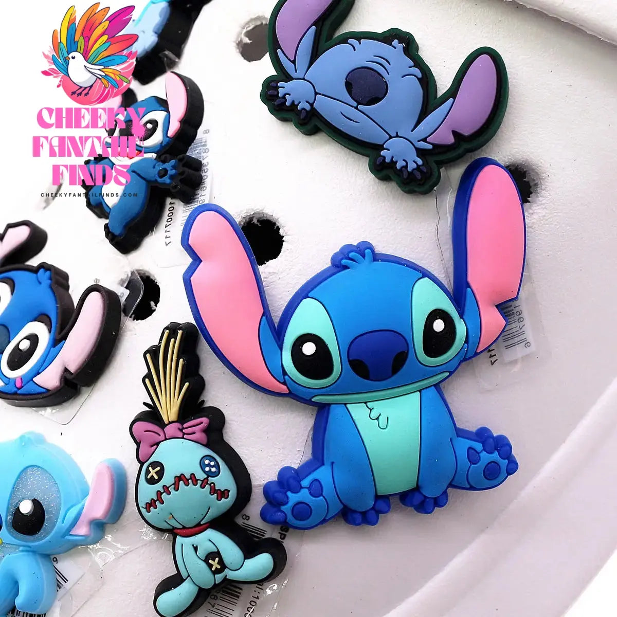 1 Pcs Original Cartoon Movie Lilo Stitch Shoe Charms Boojiboo Cheeky Fantail Finds