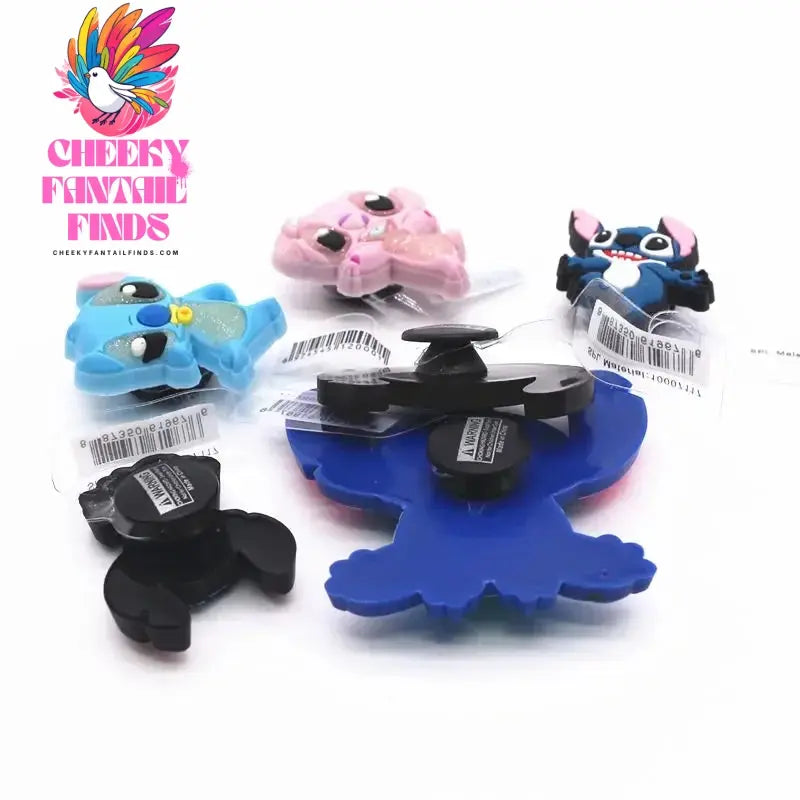 1 Pcs Original Cartoon Movie Lilo Stitch Shoe Charms Boojiboo Cheeky Fantail Finds