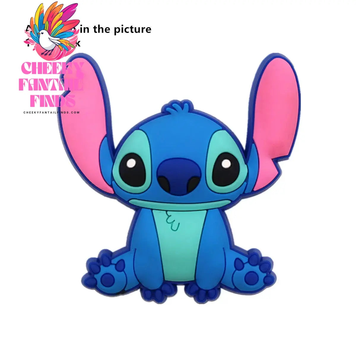 1 Pcs Original Cartoon Movie Lilo Stitch Shoe Charms Boojiboo Cheeky Fantail Finds