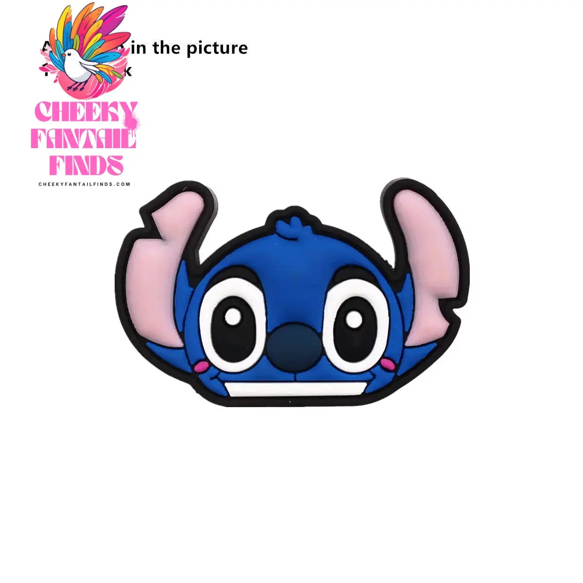 1 Pcs Original Cartoon Movie Lilo Stitch Shoe Charms Boojiboo Cheeky Fantail Finds