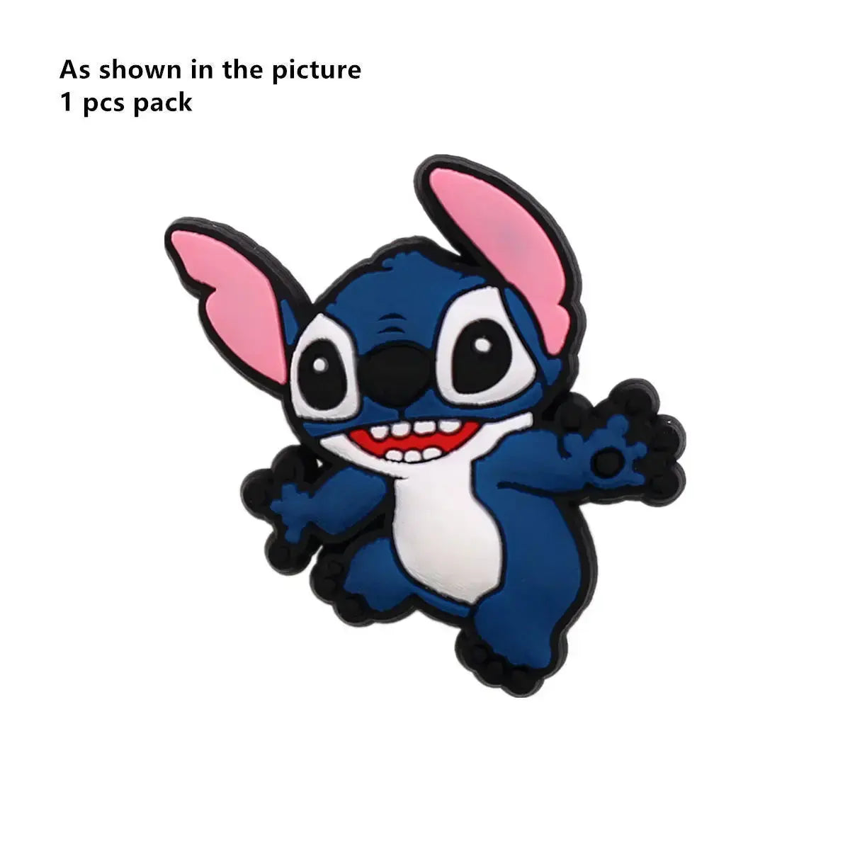 1 Pcs Original Cartoon Movie Lilo Stitch Shoe Charms Boojiboo Cheeky Fantail Finds