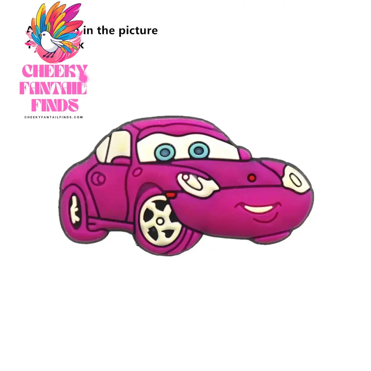 1 Pcs Original Movie Cars Shoe Charms Lightning McQueen Clog Pins Kids Cheeky Fantail Finds