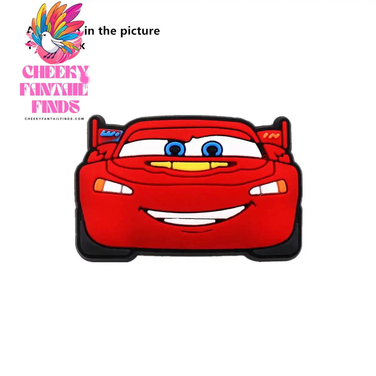 1 Pcs Original Movie Cars Shoe Charms Lightning McQueen Clog Pins Kids Cheeky Fantail Finds