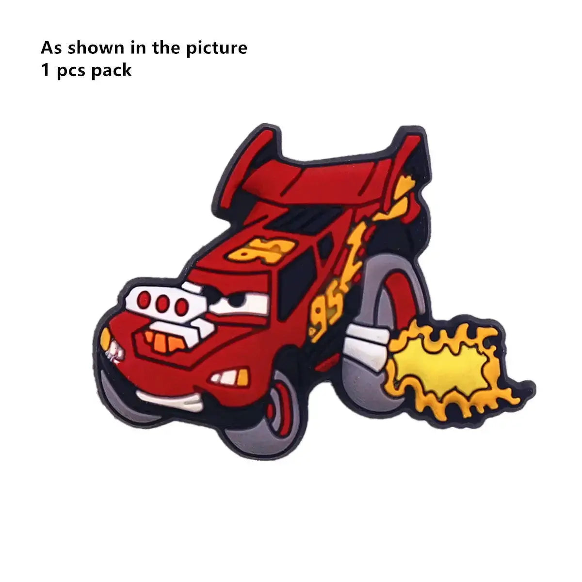 1 Pcs Original Movie Cars Shoe Charms Lightning McQueen Clog Pins Kids Cheeky Fantail Finds