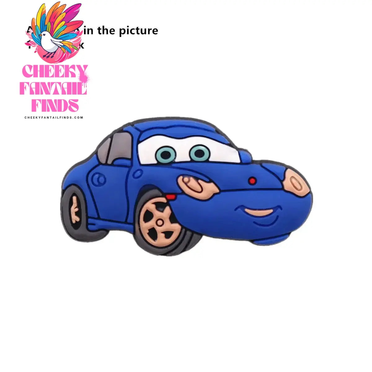 1 Pcs Original Movie Cars Shoe Charms Lightning McQueen Clog Pins Kids Cheeky Fantail Finds