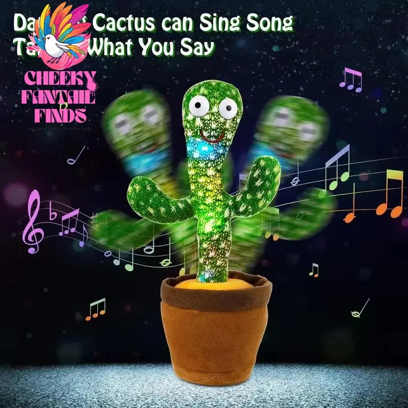 1 Piece -Talking And Dancing Cactus Toy For Baby Boys And Girls,Singing Imitation Recording,Gift That Can Talk To You Repeatedly Cheeky Fantail Finds