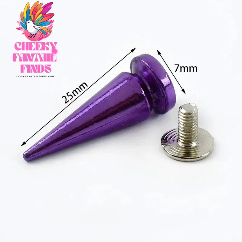 10/20/40Pcs Metal Nails Rivet Bag Shoes Spikes Cone Studs Screwback Garment Decoration Button Handcraft DIY Leather Accessories Cheeky Fantail Finds