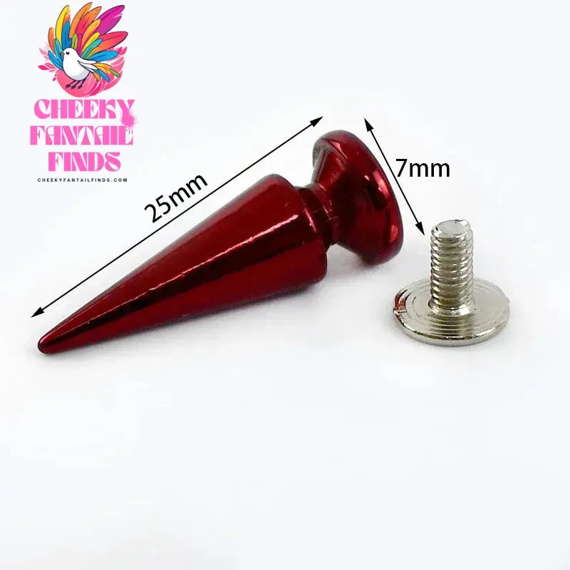 10/20/40Pcs Metal Nails Rivet Bag Shoes Spikes Cone Studs Screwback Garment Decoration Button Handcraft DIY Leather Accessories Cheeky Fantail Finds