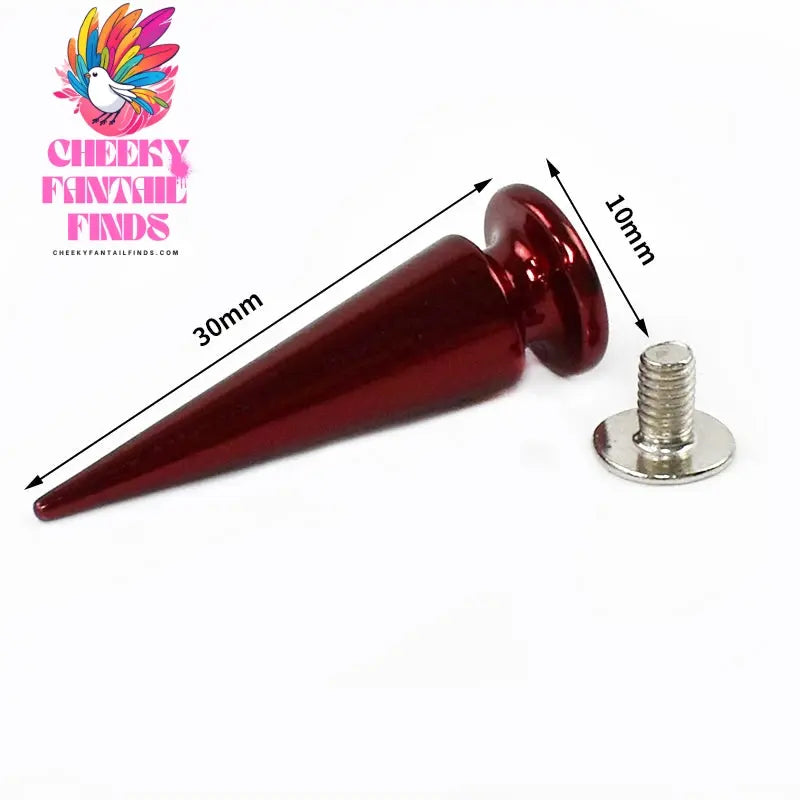 10/20/40Pcs Metal Nails Rivet Bag Shoes Spikes Cone Studs Screwback Garment Decoration Button Handcraft DIY Leather Accessories Cheeky Fantail Finds