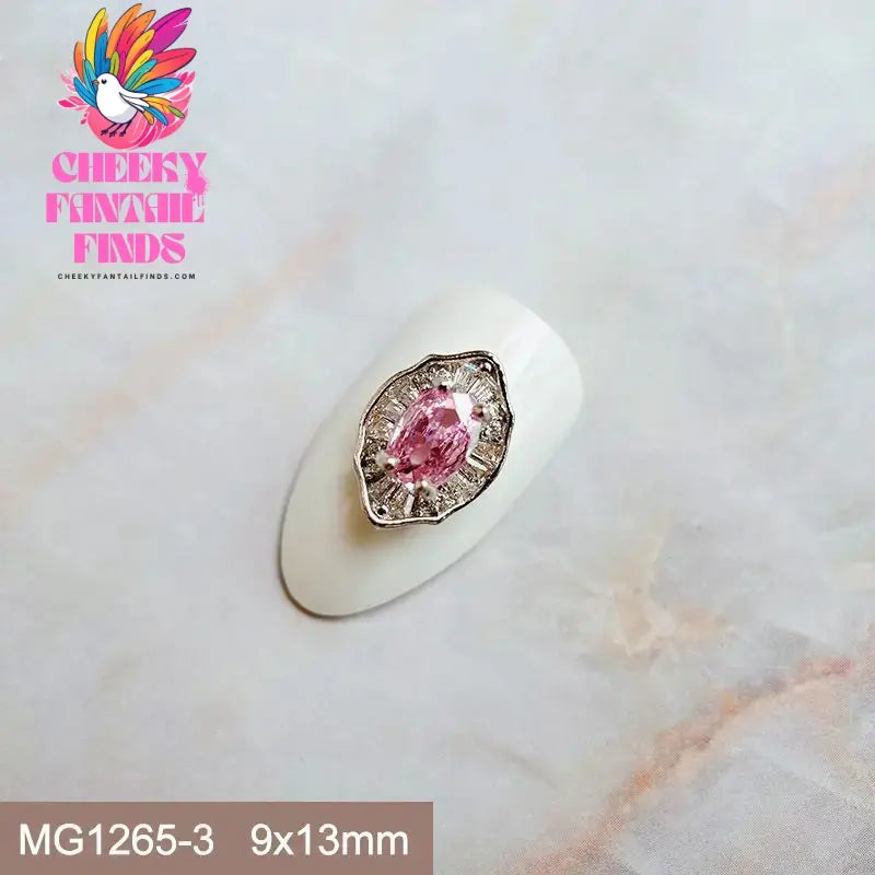 10pcs Festive Wedding Bride New Year Christmas Zircon Metal Nails Jewelry Decorations Nail Art Accessories Charms Parts Supplies Cheeky Fantail Finds