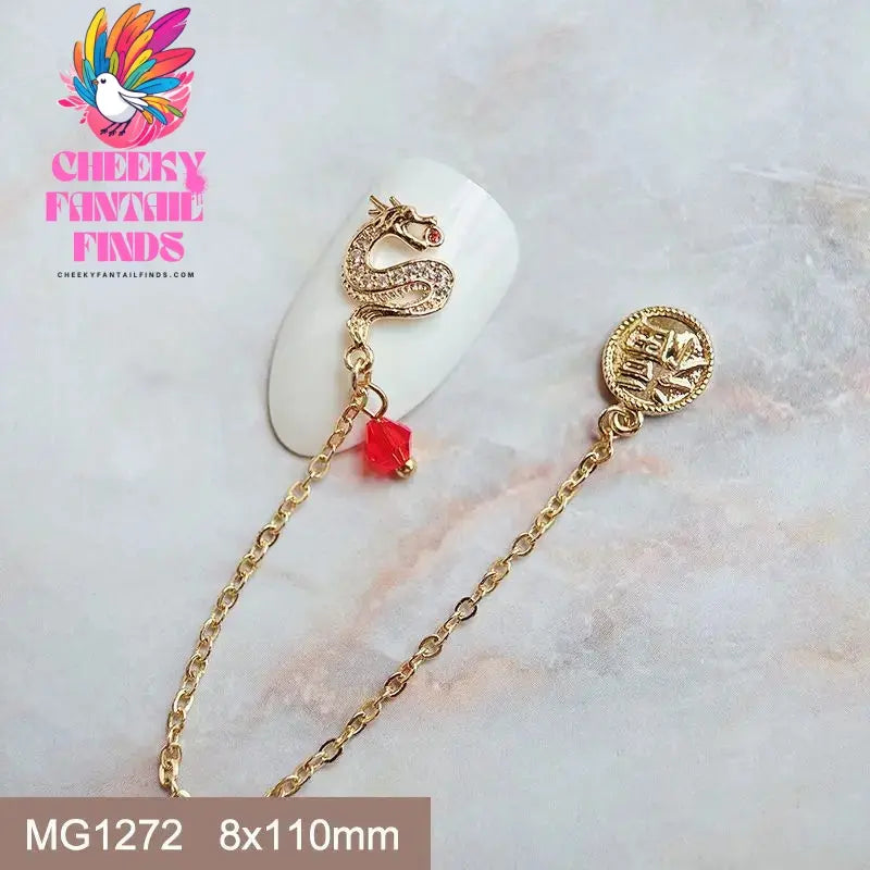 10pcs Festive Wedding Bride New Year Christmas Zircon Metal Nails Jewelry Decorations Nail Art Accessories Charms Parts Supplies Cheeky Fantail Finds