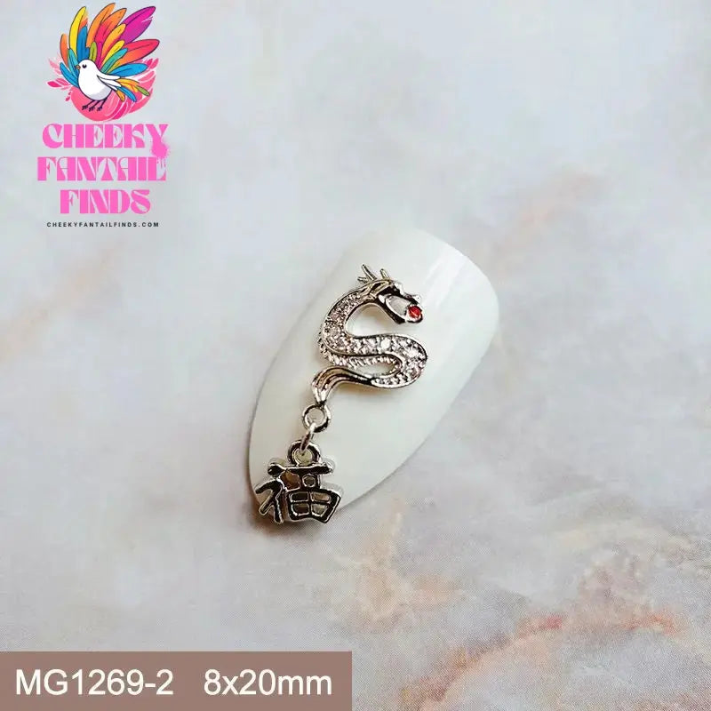 10pcs Festive Wedding Bride New Year Christmas Zircon Metal Nails Jewelry Decorations Nail Art Accessories Charms Parts Supplies Cheeky Fantail Finds