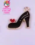 10pcs Perfume Bottle Enamel Charms Lipstick Bow Tie High-heeled Shoes Bag Pendants DIY Earrings Necklace Accessory Jewelry Craft Cheeky Fantail Finds