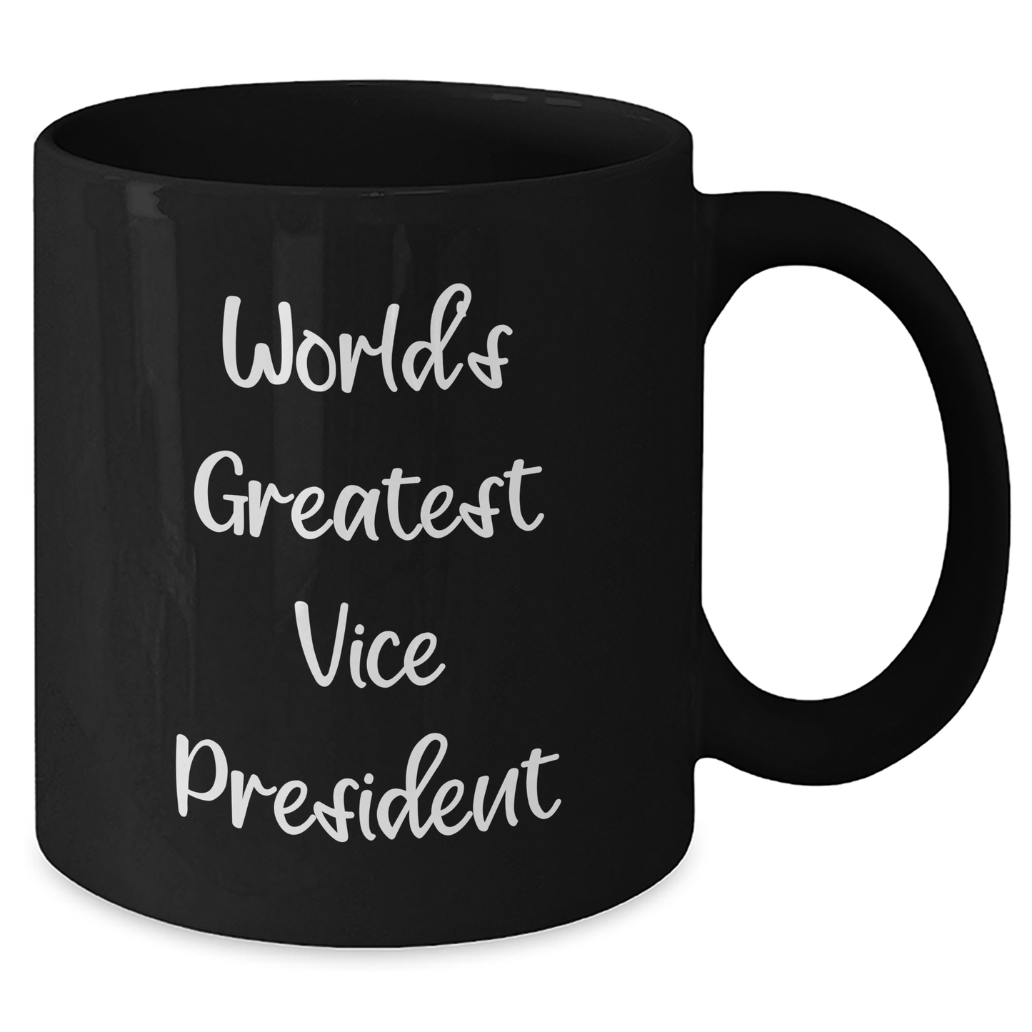 Funny Vice President Gifts from Family, Black Coffee Mug for World's Greatest Vice President Graduation Unique Gifts - Additional